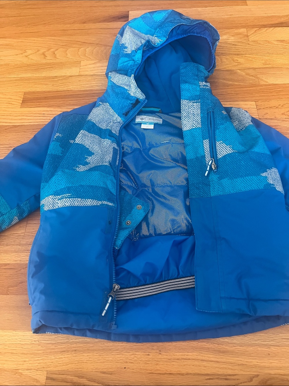 Columbia Bright Blue Kids Ski Jacket